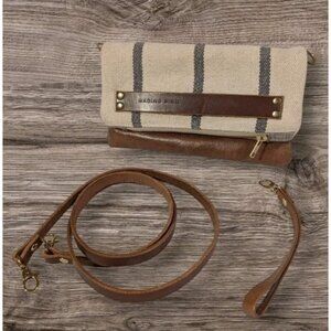 Wading Bird Envelope Purse Crossbody Cornwall Bag Leather Convertible Clutch UK